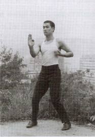 Bruce Lee Practicing Wing Chun's First Form - Siu Lim Tao